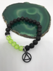 Lava Bead Bracelet with AA Symbol
