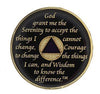 AA Medallion Purple with Transition Bling Crystals