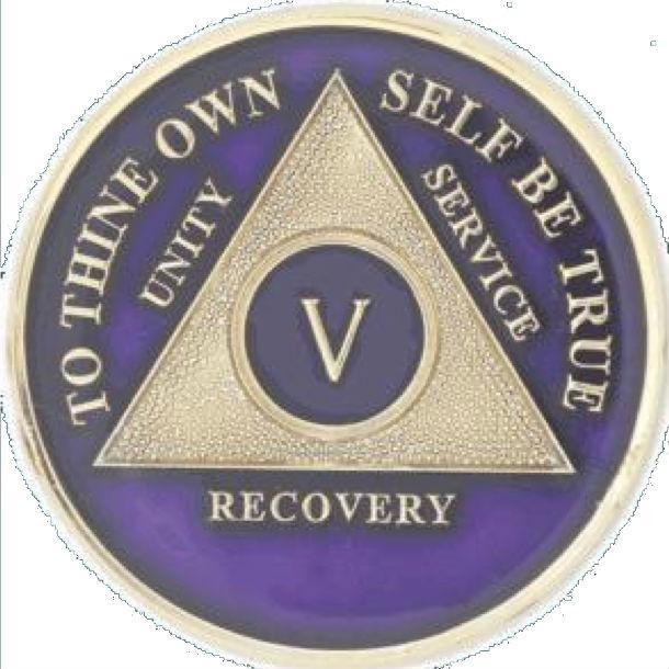 AA Medallion Purple Coin