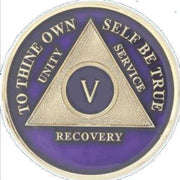 AA Medallion Purple Coin
