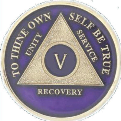 AA Medallion Purple Coin