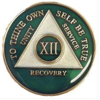 AA Medallion Green Coin