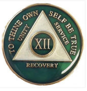 AA Medallion Green Coin