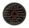 AA Medallion Red Coin with AB White Triangle Bling Crystals