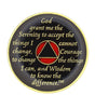 AA Medallion Black Red Coin