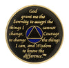AA Medallion Black and Purple Coin