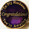 'To My Husband' Medallion