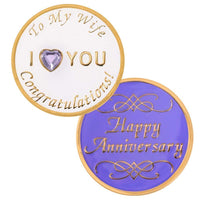 'Wife Anniversary' Medallion