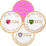 'Wife Anniversary' Medallion