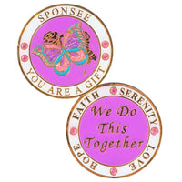 Sponsee, Butterfly Medallion