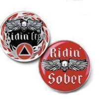 'Live to Ride, Ridin Free' AA Medallion