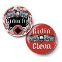 'Live to Ride, Ridin Free' AA Medallion