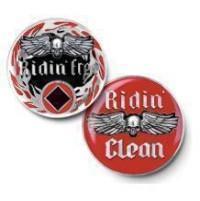 'Live to Ride, Ridin Free' AA Medallion