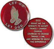 'Let Go & Let God' - Red, Black or White