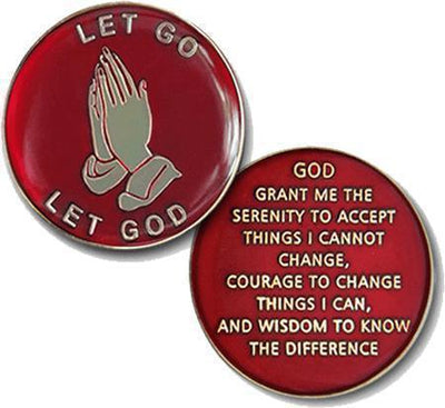 'Let Go & Let God' - Red, Black or White