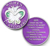 'Women in Recovery' Medallion - Turquoise, Coral or Purple